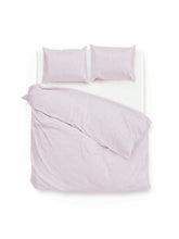 Dekbedovertrek Lino Grey Lilac - 100% Katoen